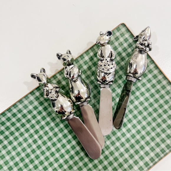 Boston Warehouse Other - BOSTON WAREHOUSE Mice Cheese Spreaders